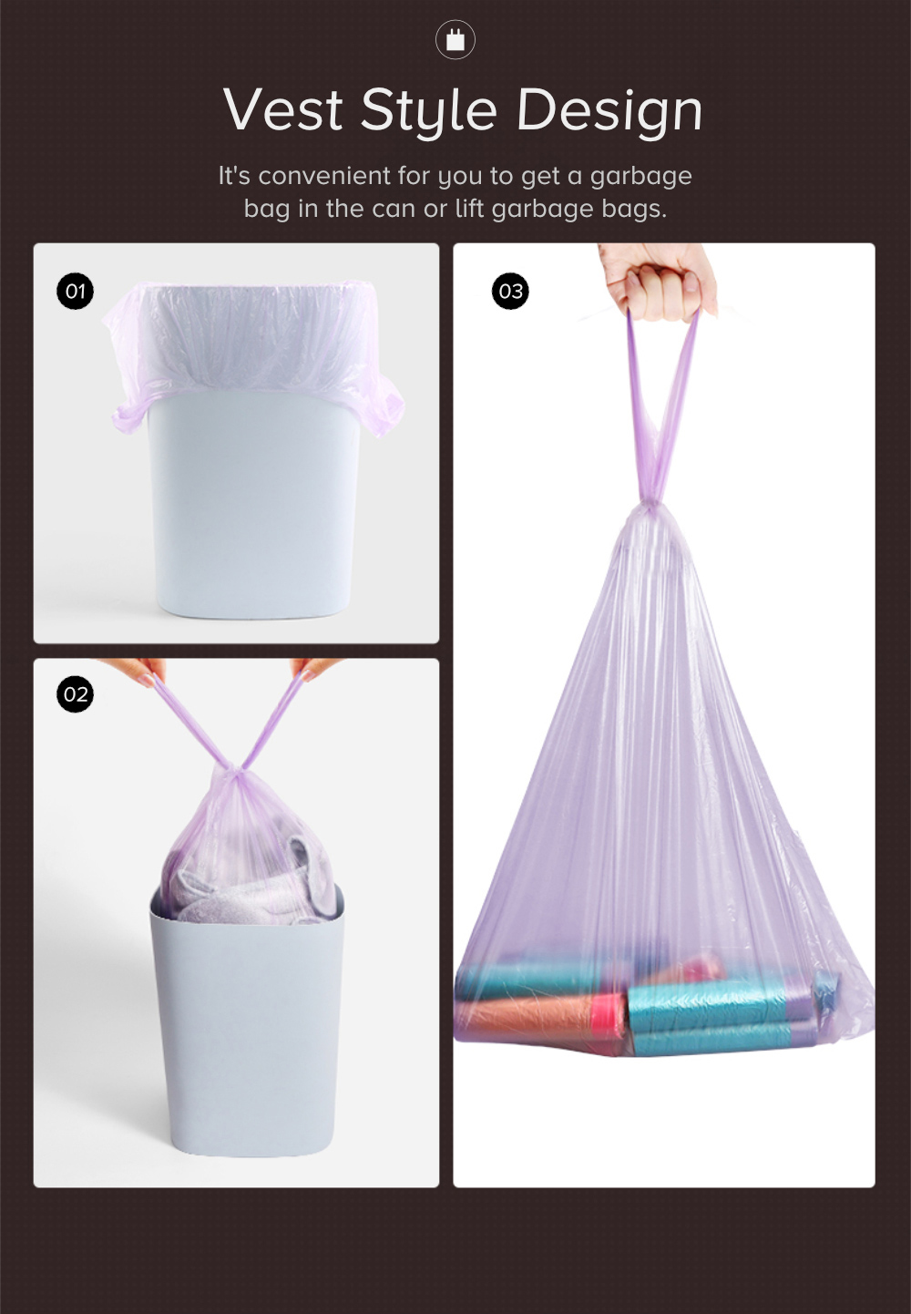 Vest Type Garbage Bag -4